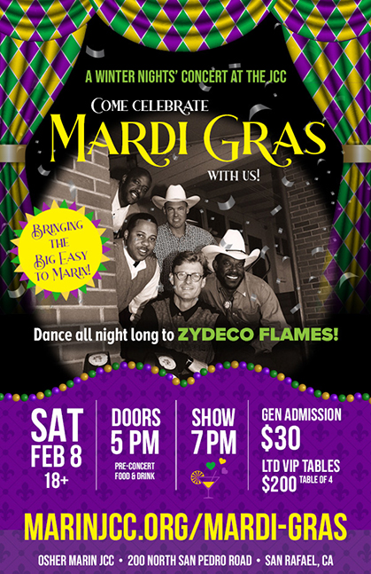 2025 Mardi-Gras Zydeco Flames